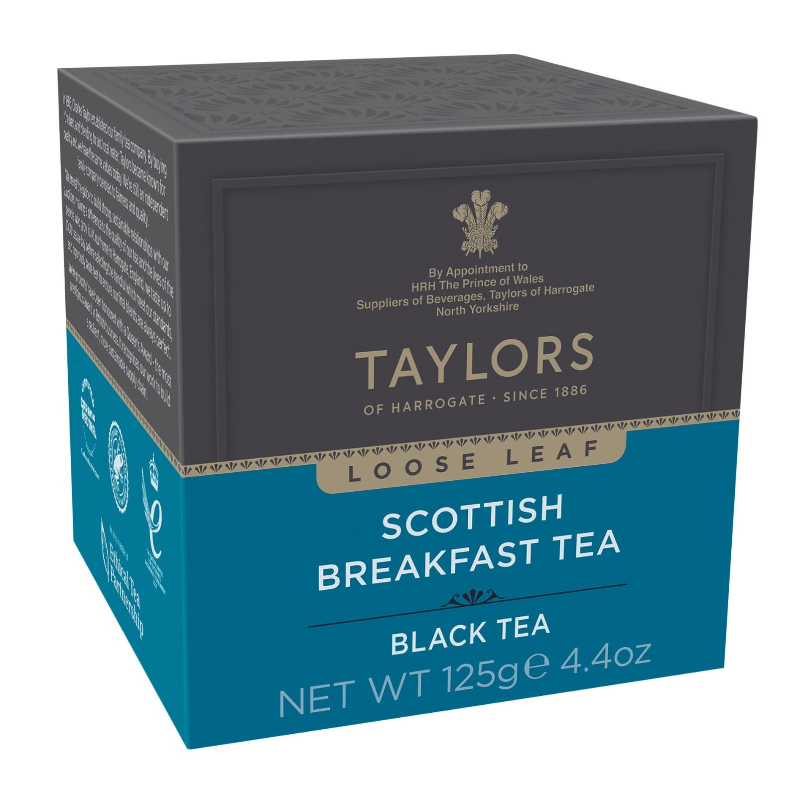 Scottish Breakfast, Black Tea, Loose Leaf Tea, 4.41 Ounce Carton Pack of 1, S…