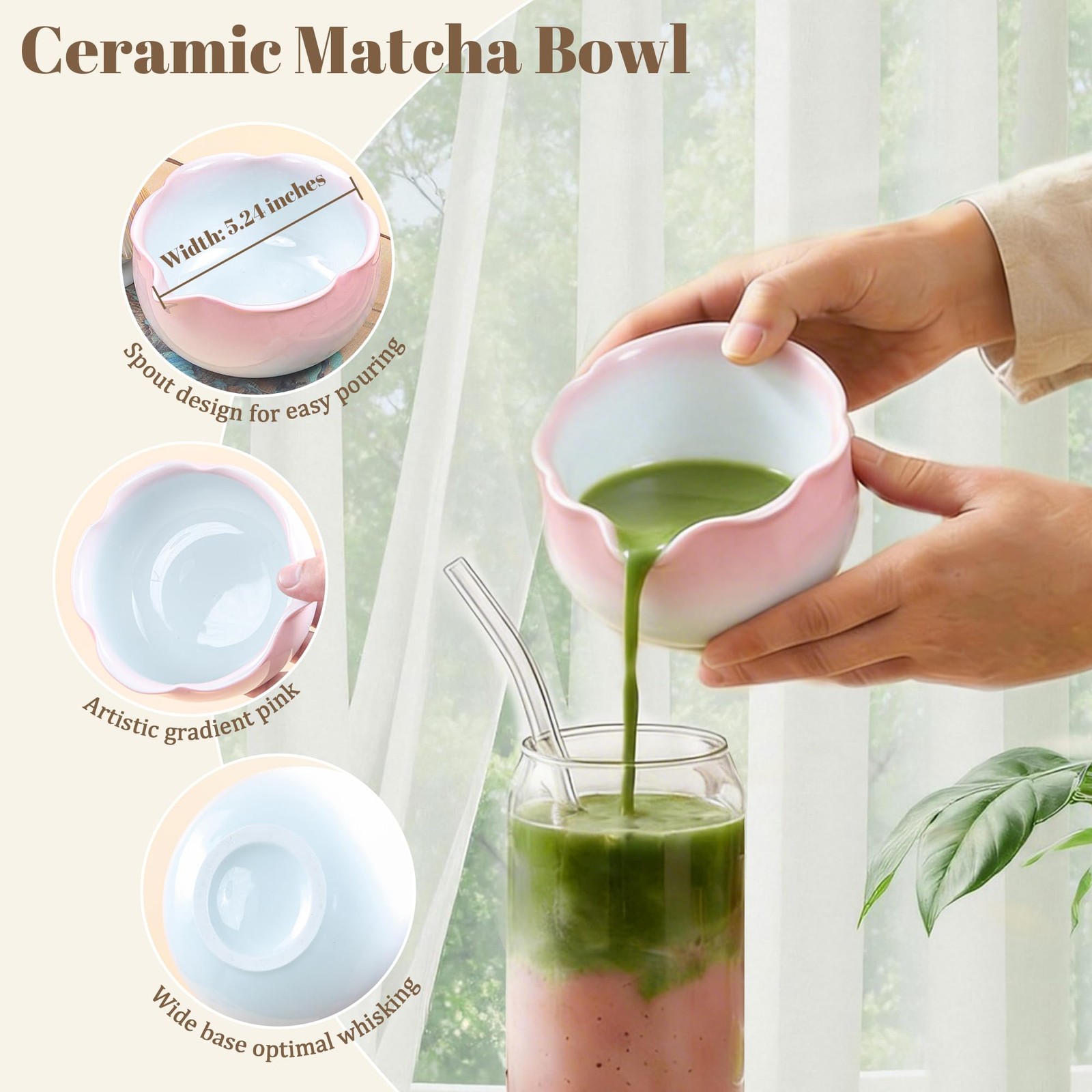 9 Pcs Matcha Set,Matcha Whisk Set,Matcha Kit,Complete Matcha Kit with Matcha …