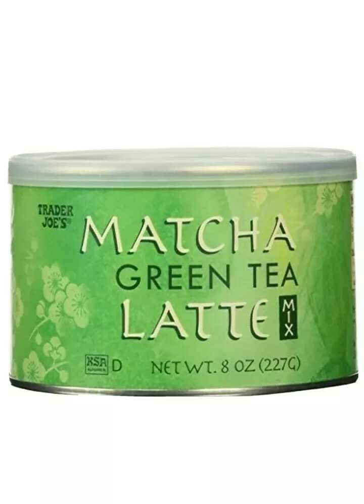 2 Pack Trader Joe’s Matcha Green Tea Latte Mix 8oz Each, Kosher