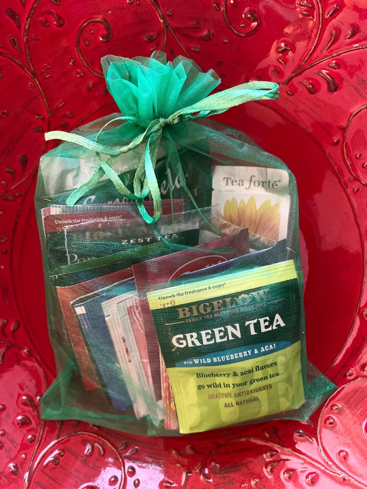 Berries – Summer Fruit Tea Bag Sampler Variety Pack – 24 Single-Serve Varieties