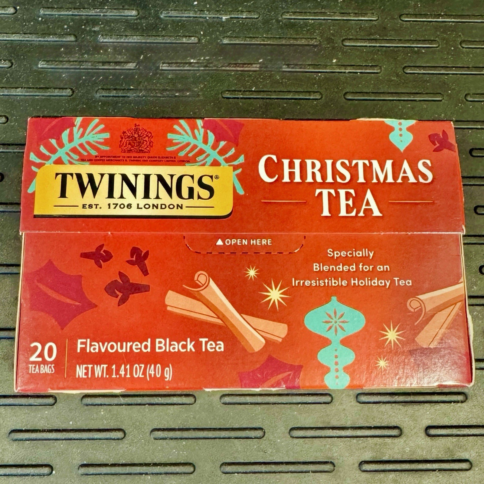 Twinings Limited Edition Christmas Tea 20 Count Aromatic Blend with Cinnamon
