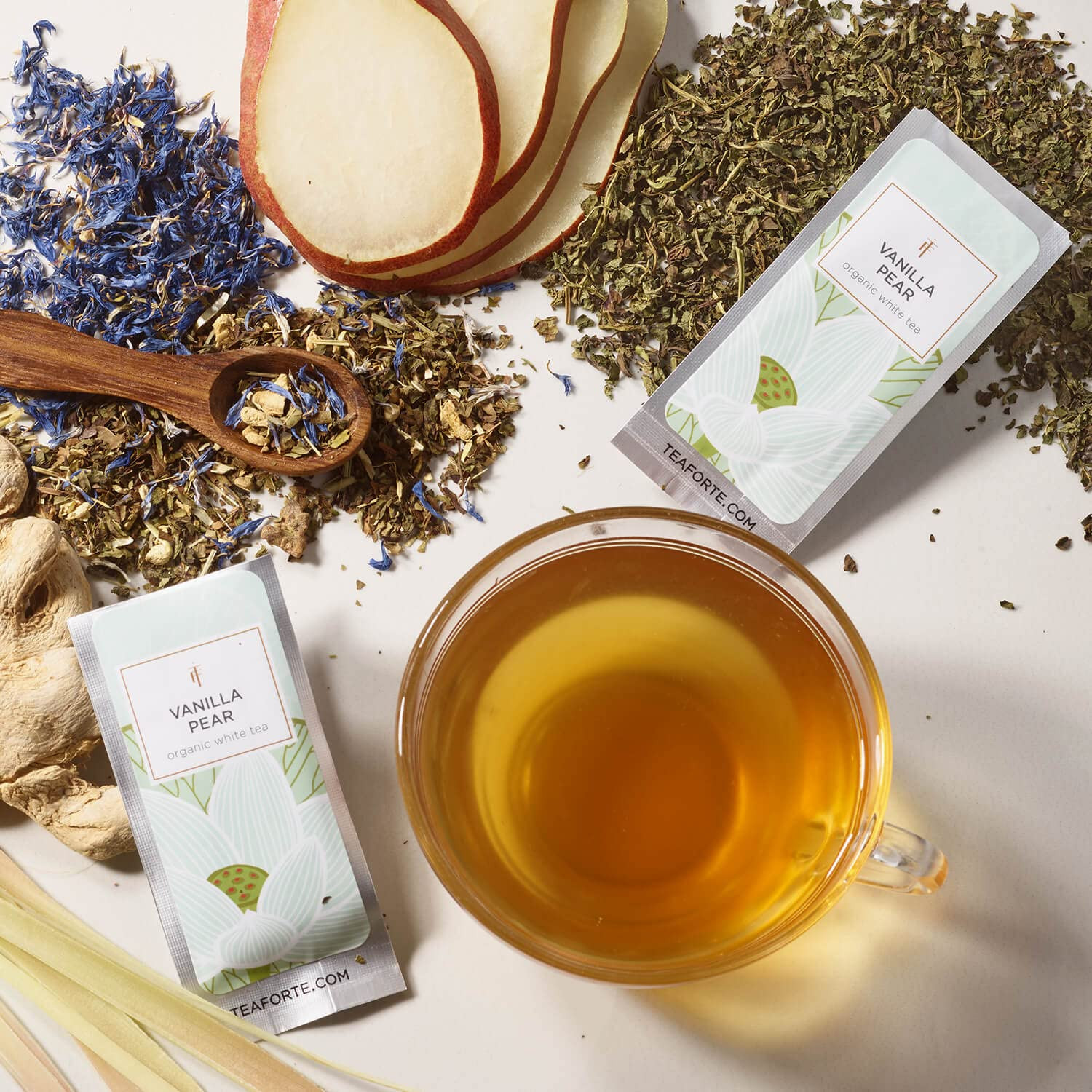 Tea Forte Lotus Single Steeps Loose Leaf Premium Mother’S Day Tea Gift Set Sampl