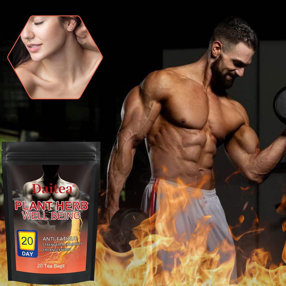 Natural Detox Cleanse Ginseng ten Treasures Tea Bag for Men&Women,Herbal Formula