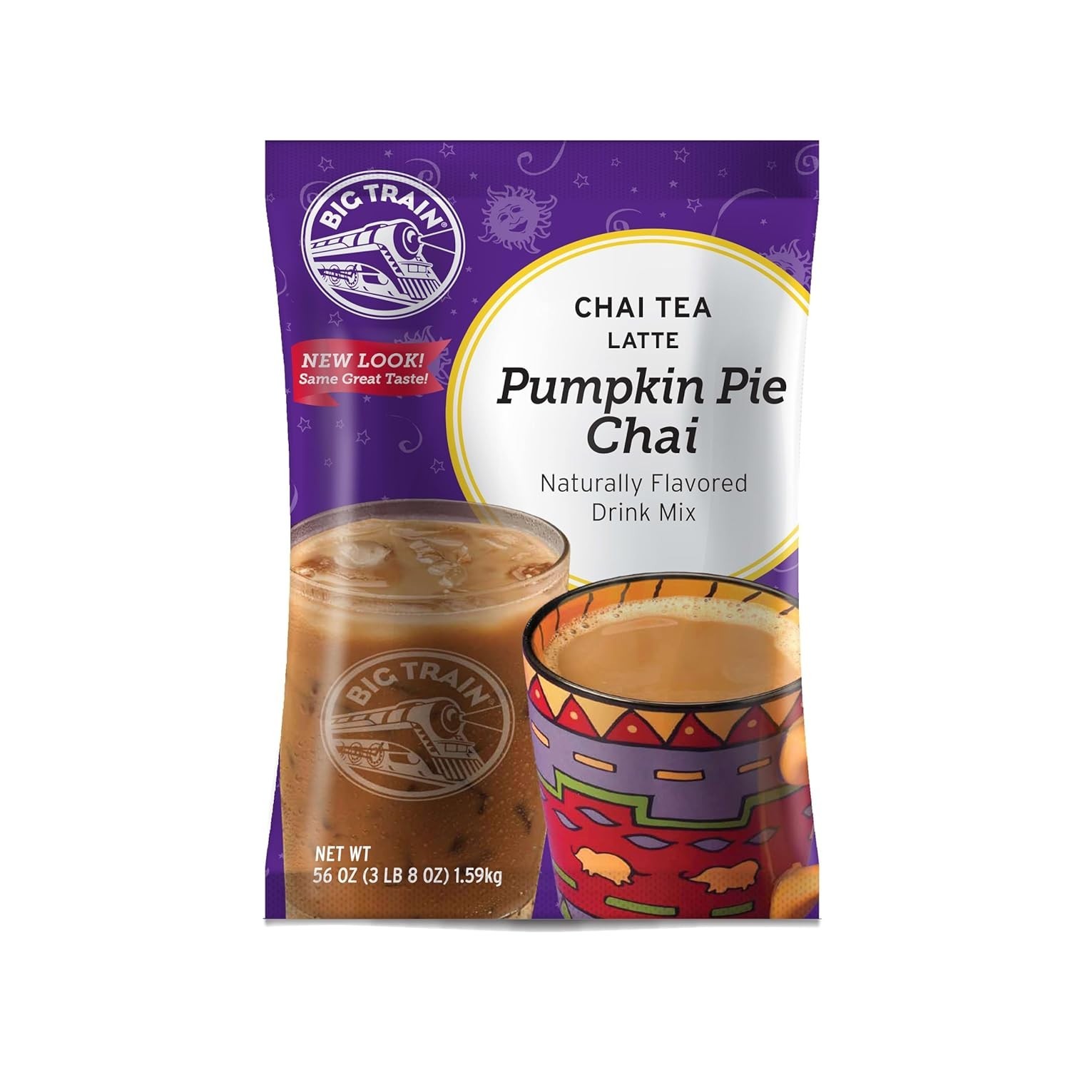 Pumpkin Pie Chai Tea Single Bag 3.5lb Spiced Latte Mix for Hot Iced Drinks