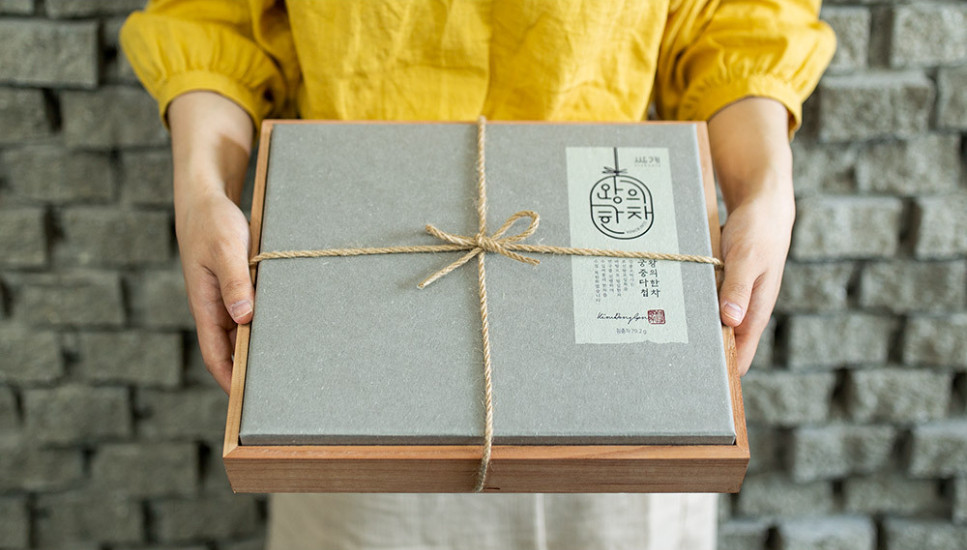 Ssanggye Korean Traditional Herbal Tea Gift Set 6 Varieties, 36 Triangle Tea Bag