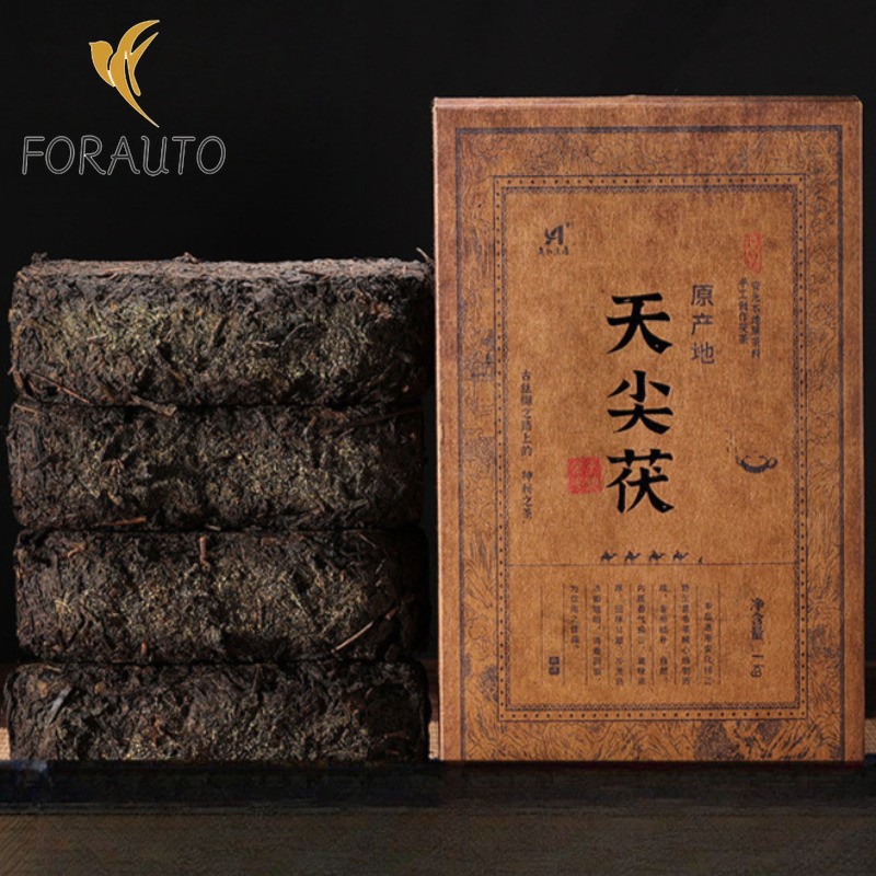 1000g Premium 2015 Tianjian Fu Jin Flower Fu Tea Handmade Old Black Tea Brick