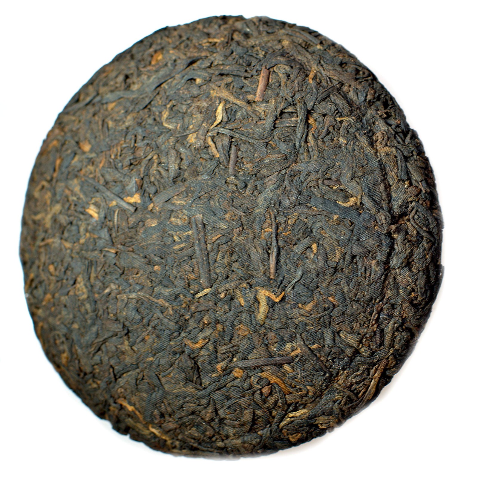 3.6 oz Ripe Pu-erh Tea Mini Cake, Puerh Tea No3, Makes 40 Cups, Aged, Earthy