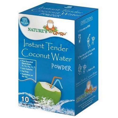 Instant Coconut Water 10 Count by Nature’s Guru