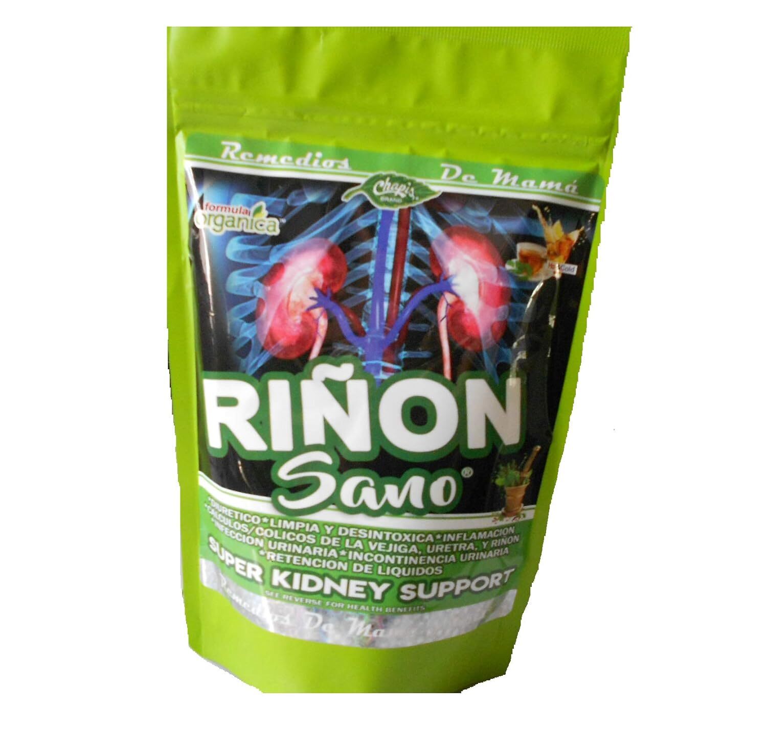 Riñon Sano / Super Kidney Support. Organic Herbal Tea. Net Wt 3.5oz (99g)