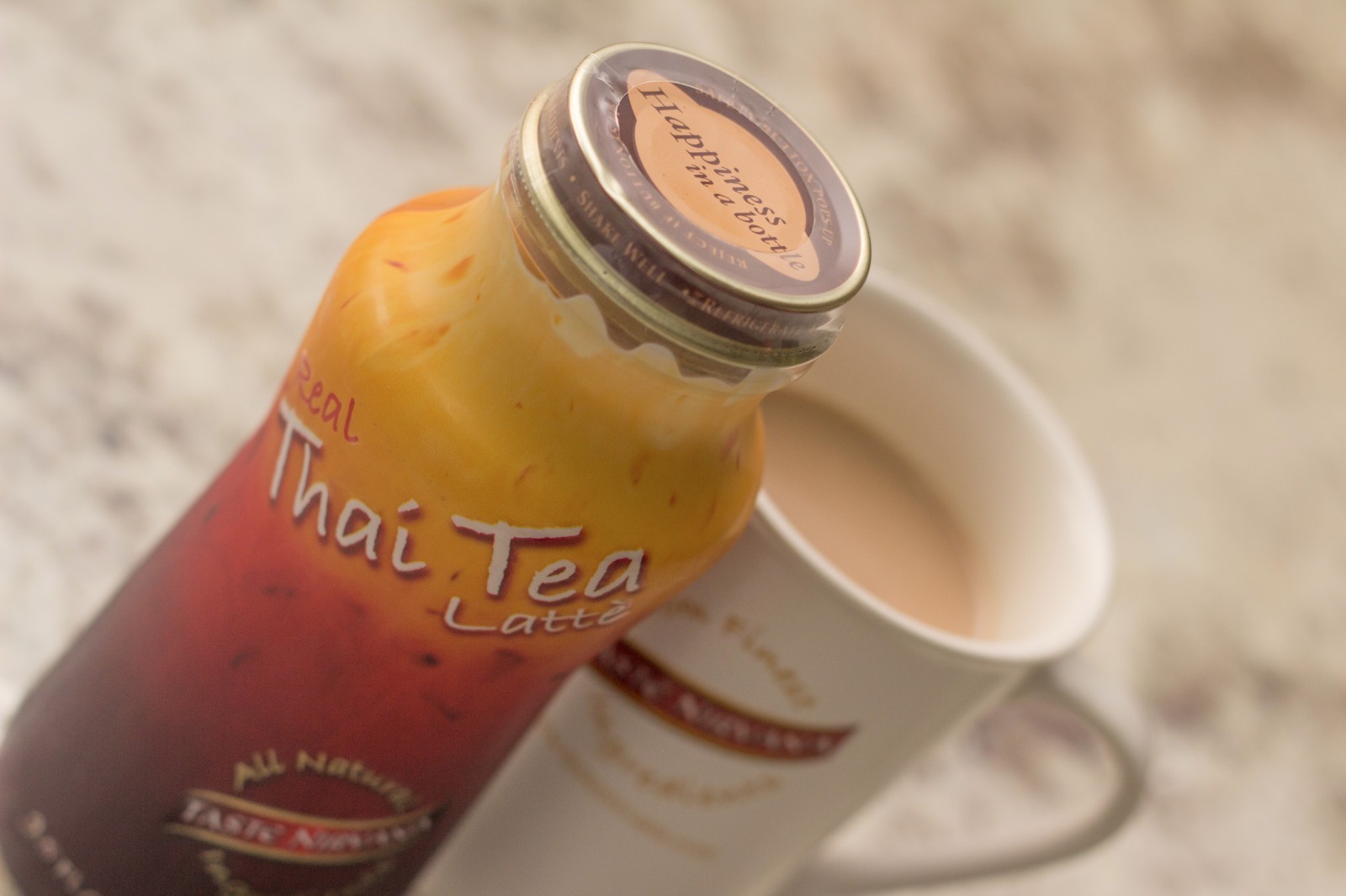 Taste Nirvana All Natural Real Thai Tea Latte | 12 x 9.5oz Bottles