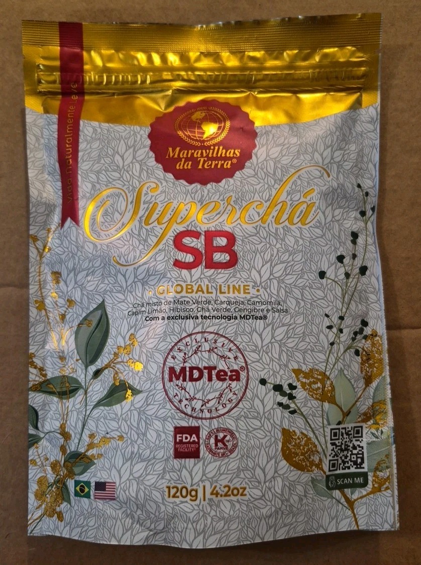 Maravilhas da Terra Superchá SB Herbal Loose Leaf Detoxifying Tea 120g
