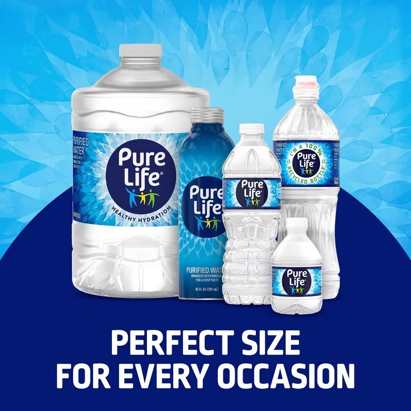 Purified Water – 18 Pack/20 Fl Oz Aluminum Bottles