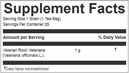 Hanan Peruvian Secrets Valeriana Herbal Tea | 100% Natural Valerian Root | 25 Te