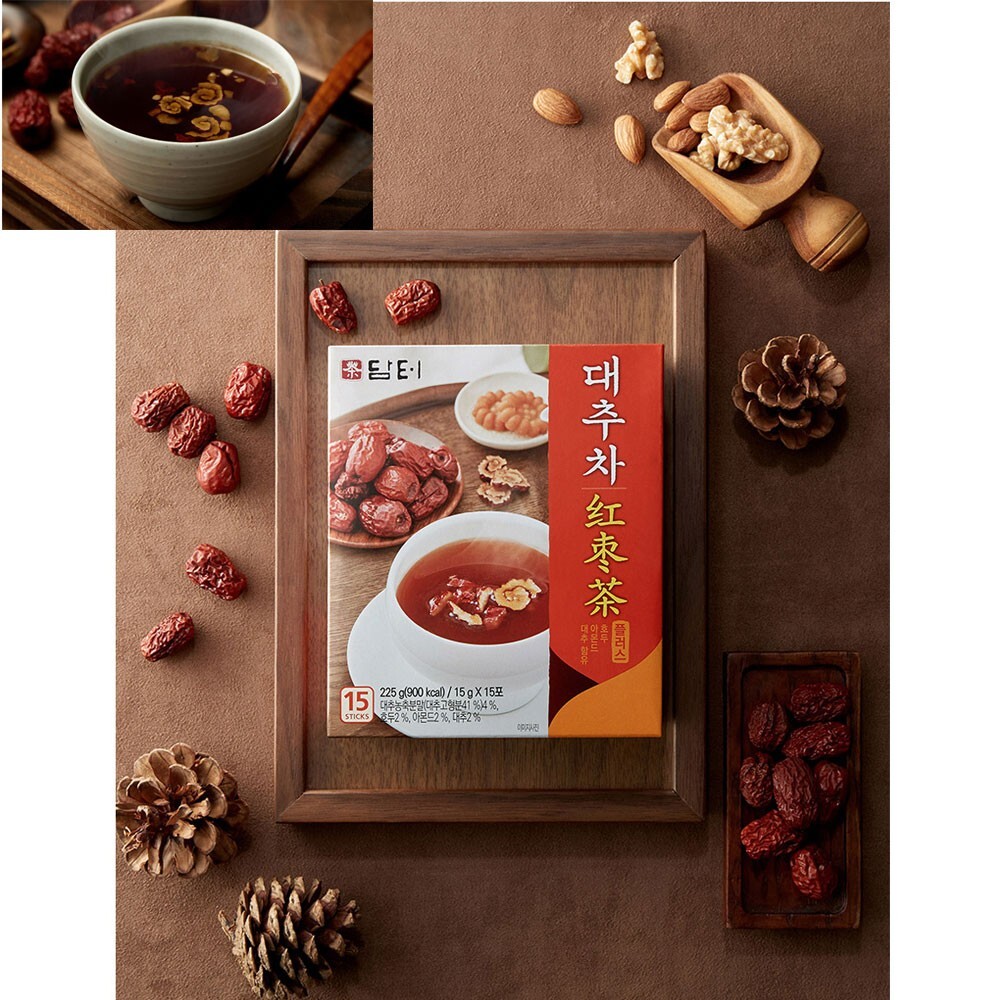 [Damtuh] Walnut Almond Adlay Tea/Jujube Tea/Ginger Tea/Ssangwha Tea 15 or 50 pcs
