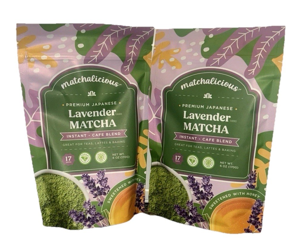 MATCHA Matchalicious Lavender Matcha 6 oz~17 Servings (2 Pack) Exp 01/2028