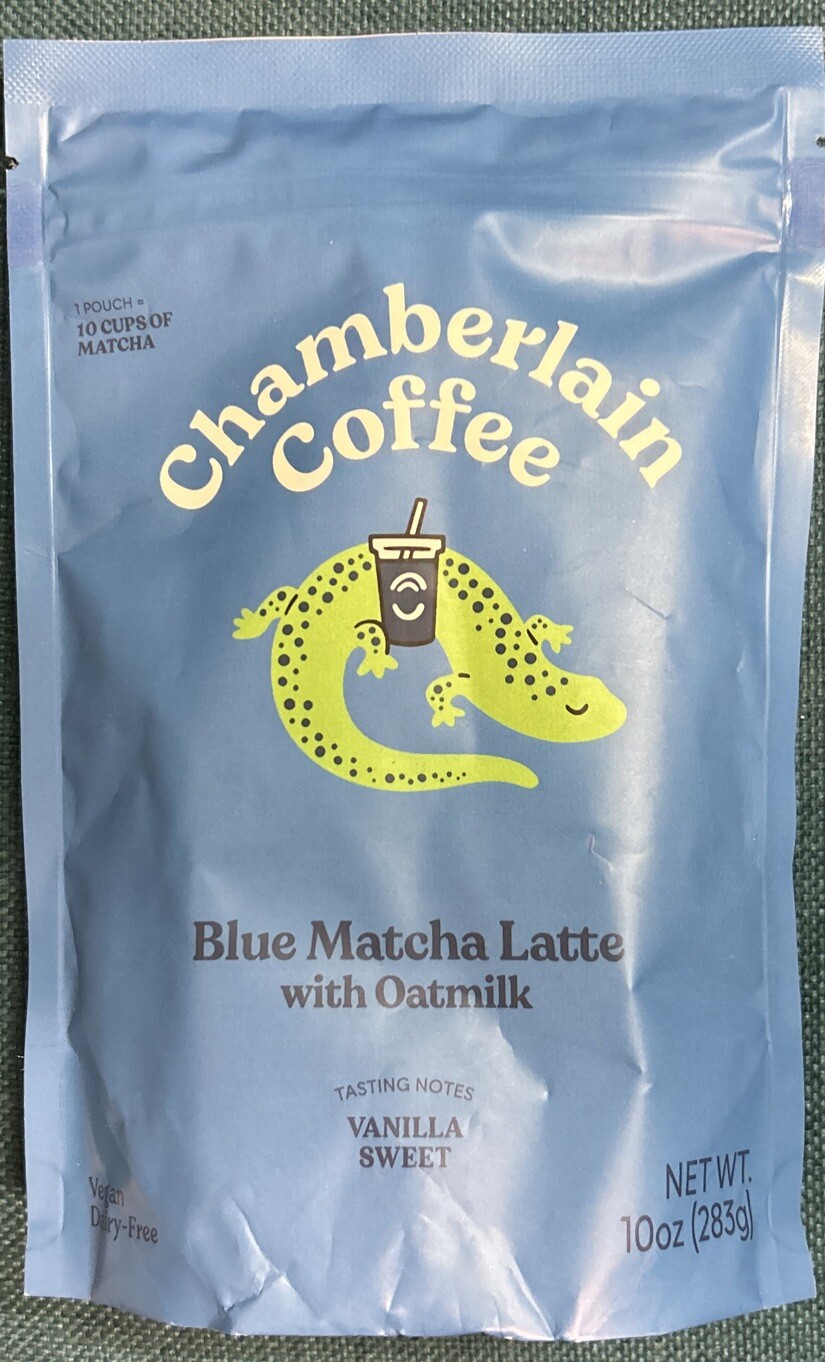 Chamberlain Coffee Blue Matcha Latte with Oatmilk 10 Oz Exp. 08/25 New