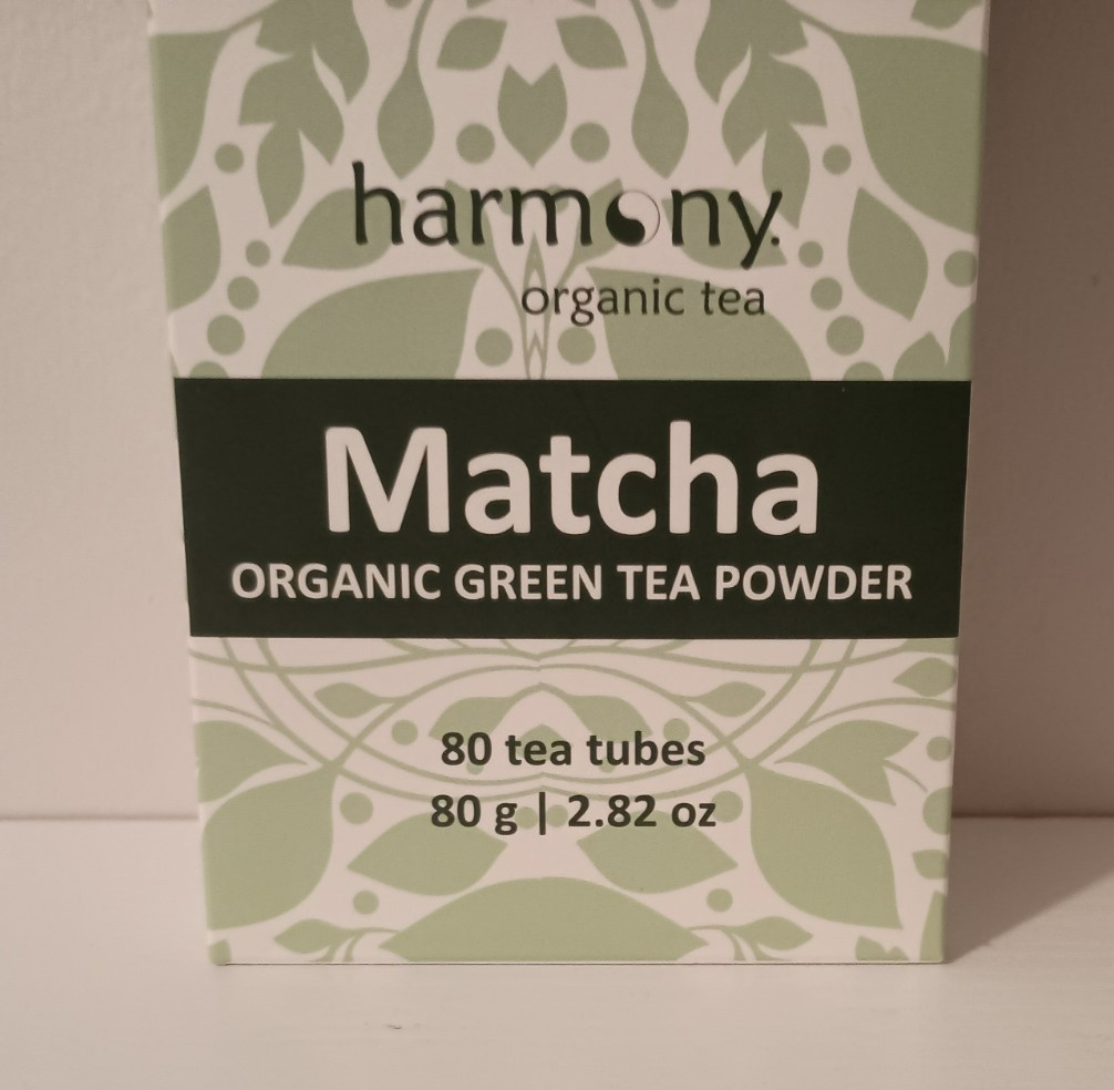 Harmony® Pure Organic Matcha Green Powder on-the-go Tea Tubes 80 Ct Box 10/2027