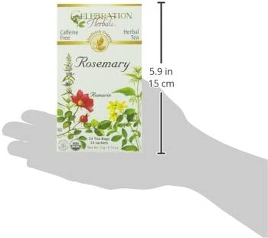 Rosemary Leaf Tea Organic 24 Bag, 0.74 Ounce
