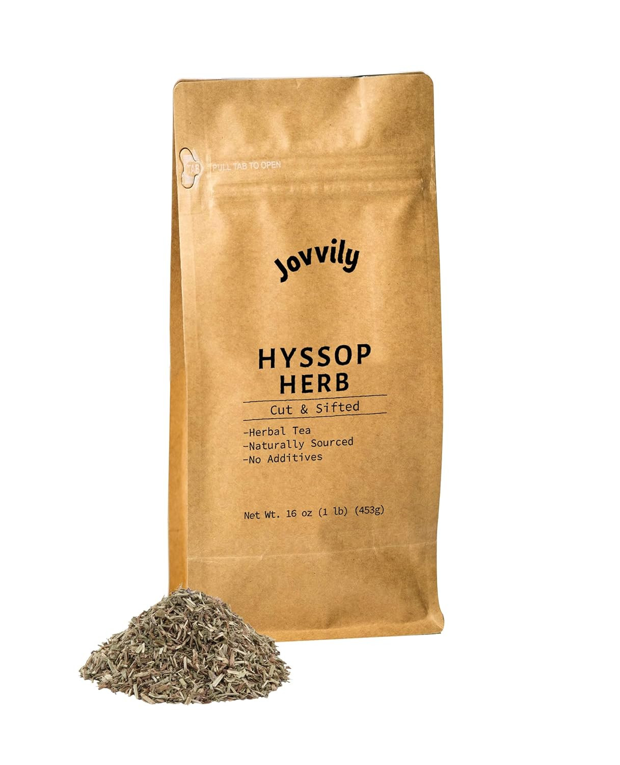 Cut & Sifted Hyssop Herb – 1Lb Herbal Tea, All-Natural, No Additives