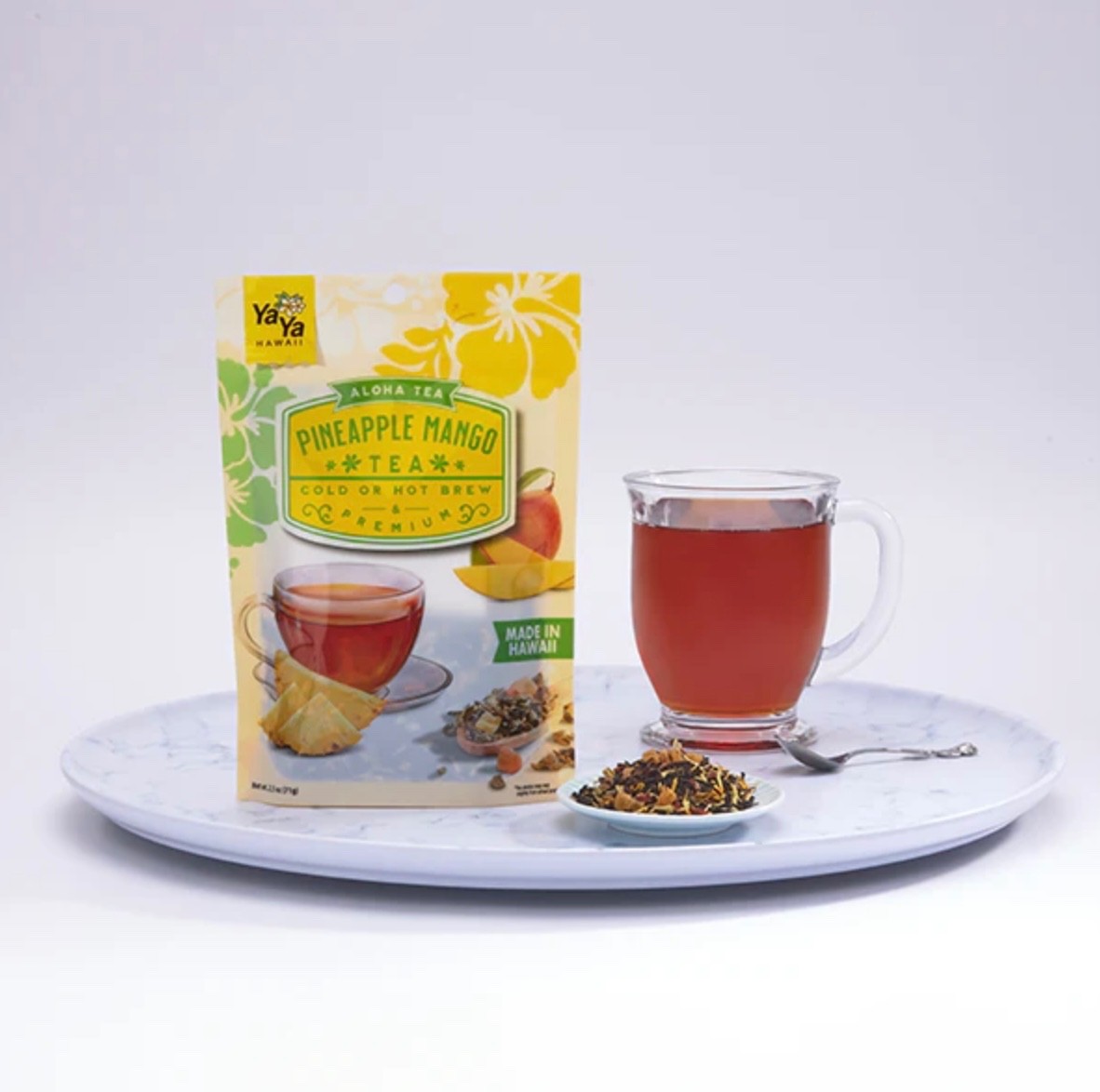 Organic🍍Pineapple Mango Tea, Iced or Hot, with 10 infusers, YaYa Hawaii Select