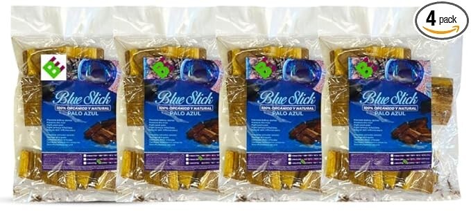 Palo Azul 4oz (4 PACK) 1lb total Herbal Tea | Kidneywood (Blue Stick) Te Herbal