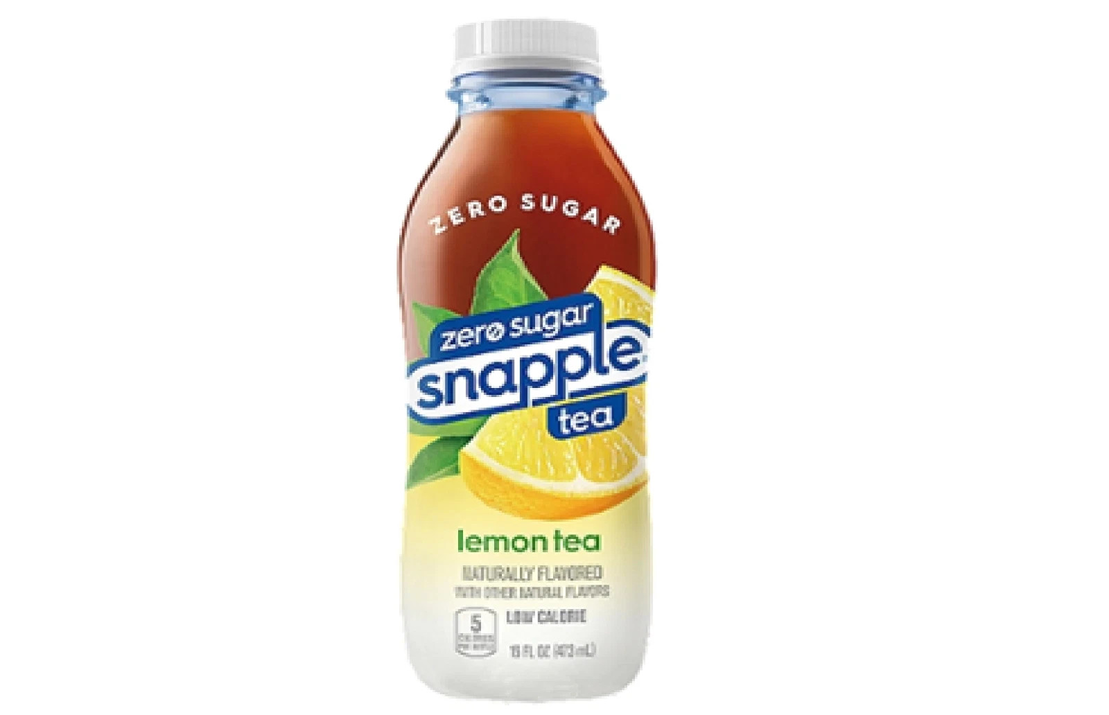 Snapple Zero Sugar Lemon, 16 fl oz recycled plastic bottle (Pack of 24)