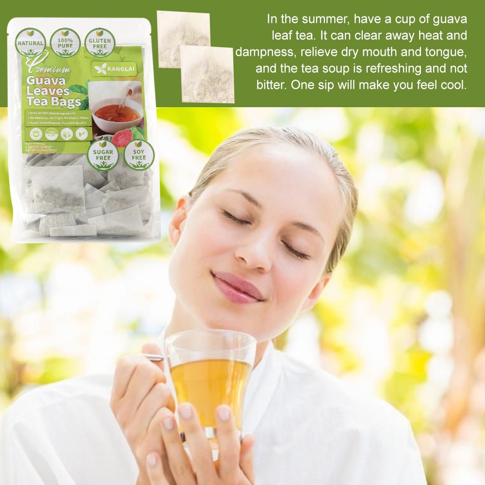 120 Guava Tea Bags, Pure Guava Leaf Tea, Herbal Tea