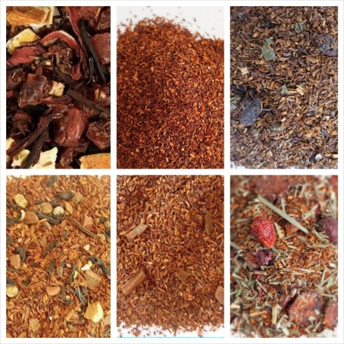 Rooibos Tea Organic loose leaf choice flavors, by oz or tea bags free shipping