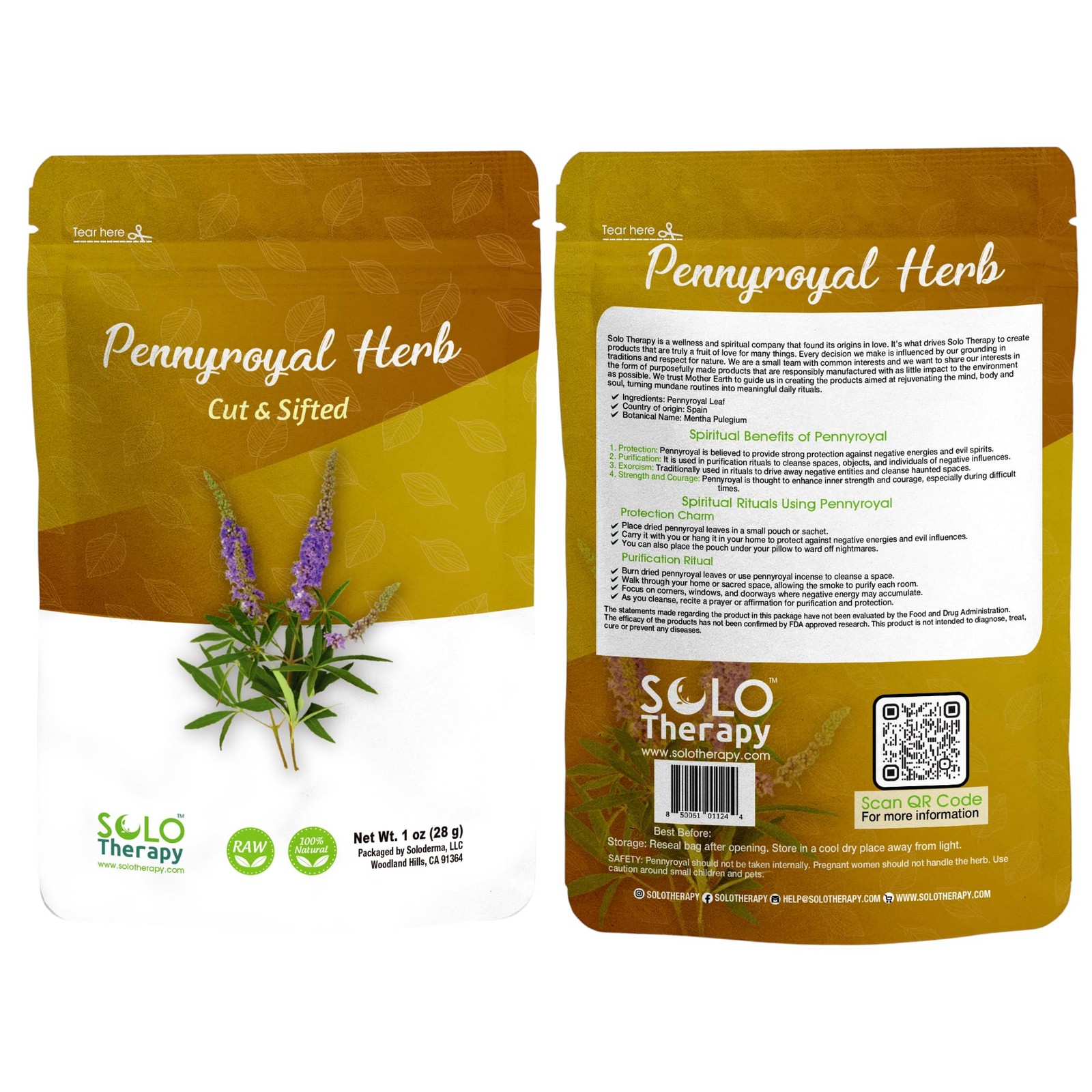 Pennyroyal Herb 28 Grams – Pennyroyal Herb Cut and Sifted – Pennyroyal Dried …