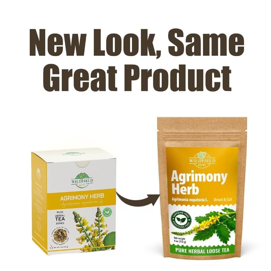 Loose Agrimony Flower Tea – 4 oz. Detox Blend for Wellness Rituals