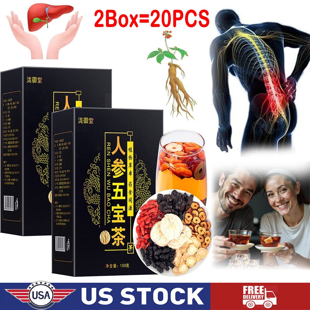 Kidney Tea Formula Ginseng Six Treasure Tea, Kidney Tea Chinese Herbal Tea 2025