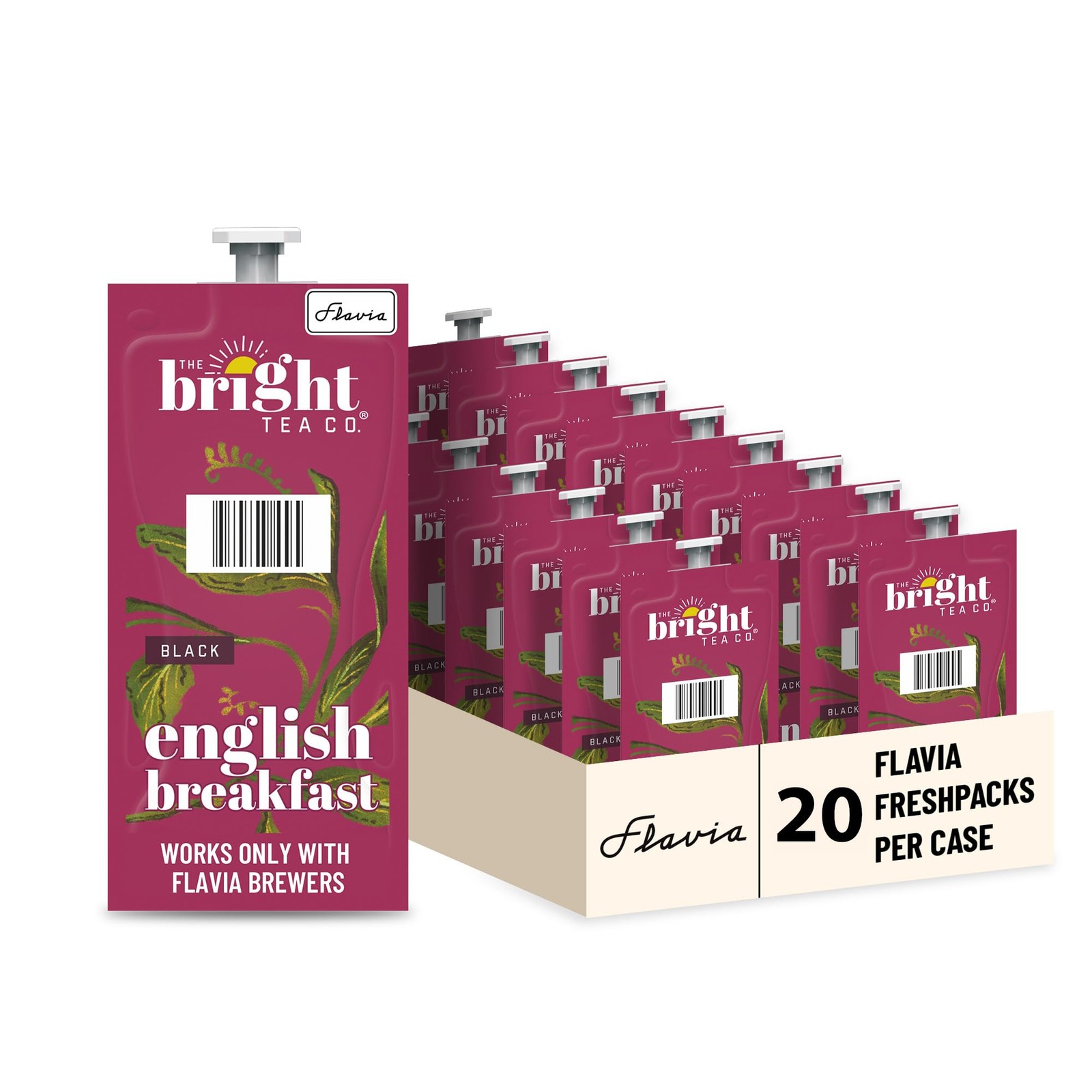 THE BRIGHT TEA CO., English Breakfast Tea Freshpacks for MARS DRINKS FLAVIA B…