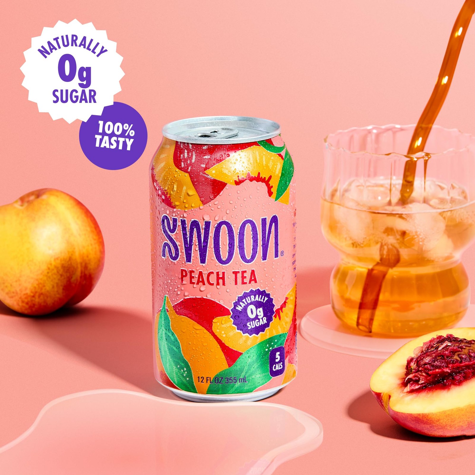 Swoon Peach Tea Sugar Free, Low Carb, PaleoFriendly, Gluten Free Flavored K…