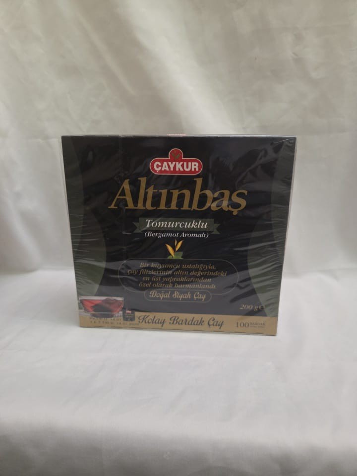 CAYKUR Altinbas Tomurcuklu , Kolay Bardak Cay 100 Teabags 200g/7.oz Exp:07/2026