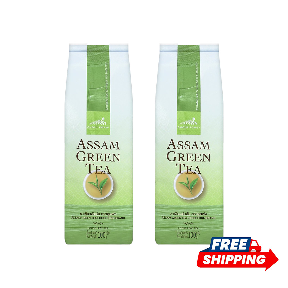 2x Choui Fong Assam Green Tea 100g – Bright and Mild Green Tea