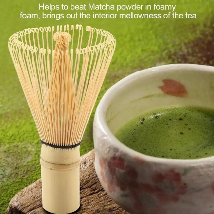 1pc Japanese Matcha Whisk Bamboo Chasen Tea Tool Traditional Ceremony Brush