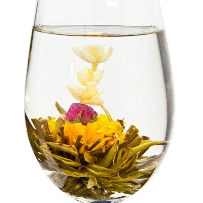 20 Pcs Blooming Tea Green Tea Artistic Blossom Flowers Tea Blooming Flower Tea