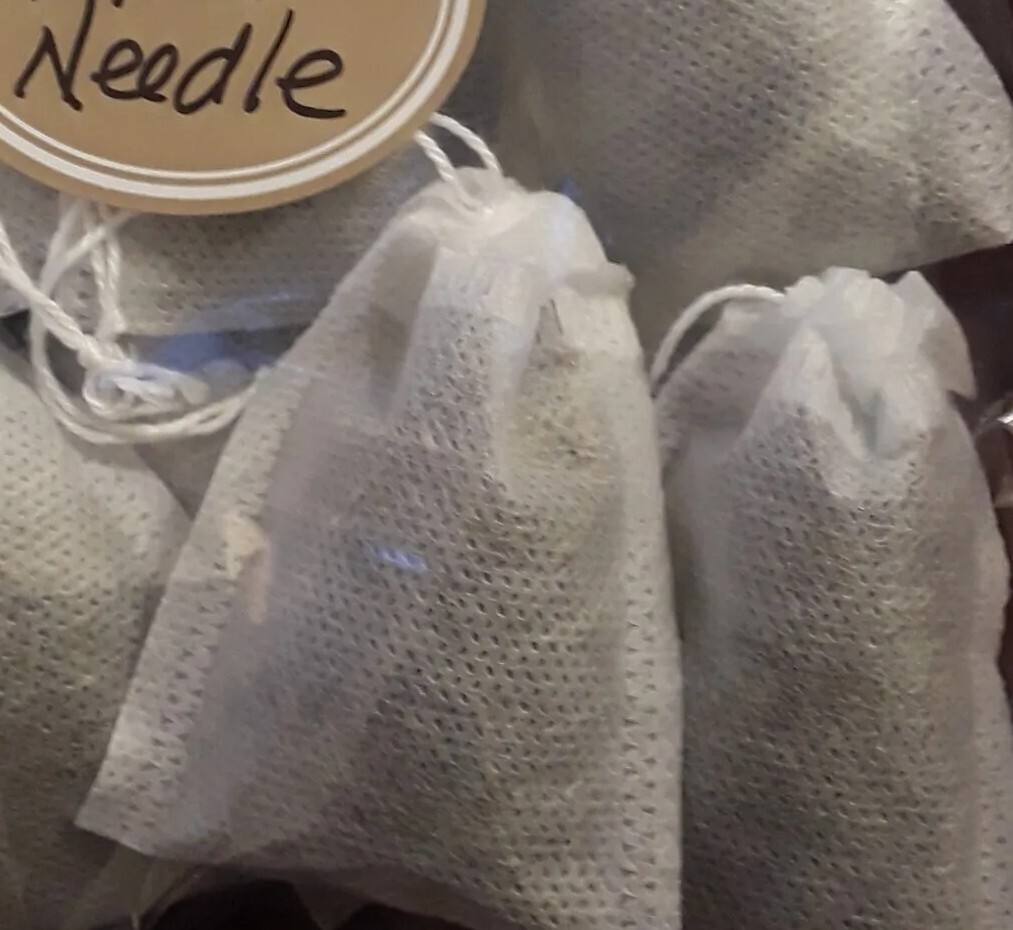 LOT: 40 Pc Organic Eastern White PINE Needle Tea Bags Fresh Harvest Tree