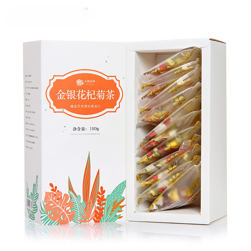 Honeysuckle chrysanthemum tea stay up late tea herbal tea flower tea combination
