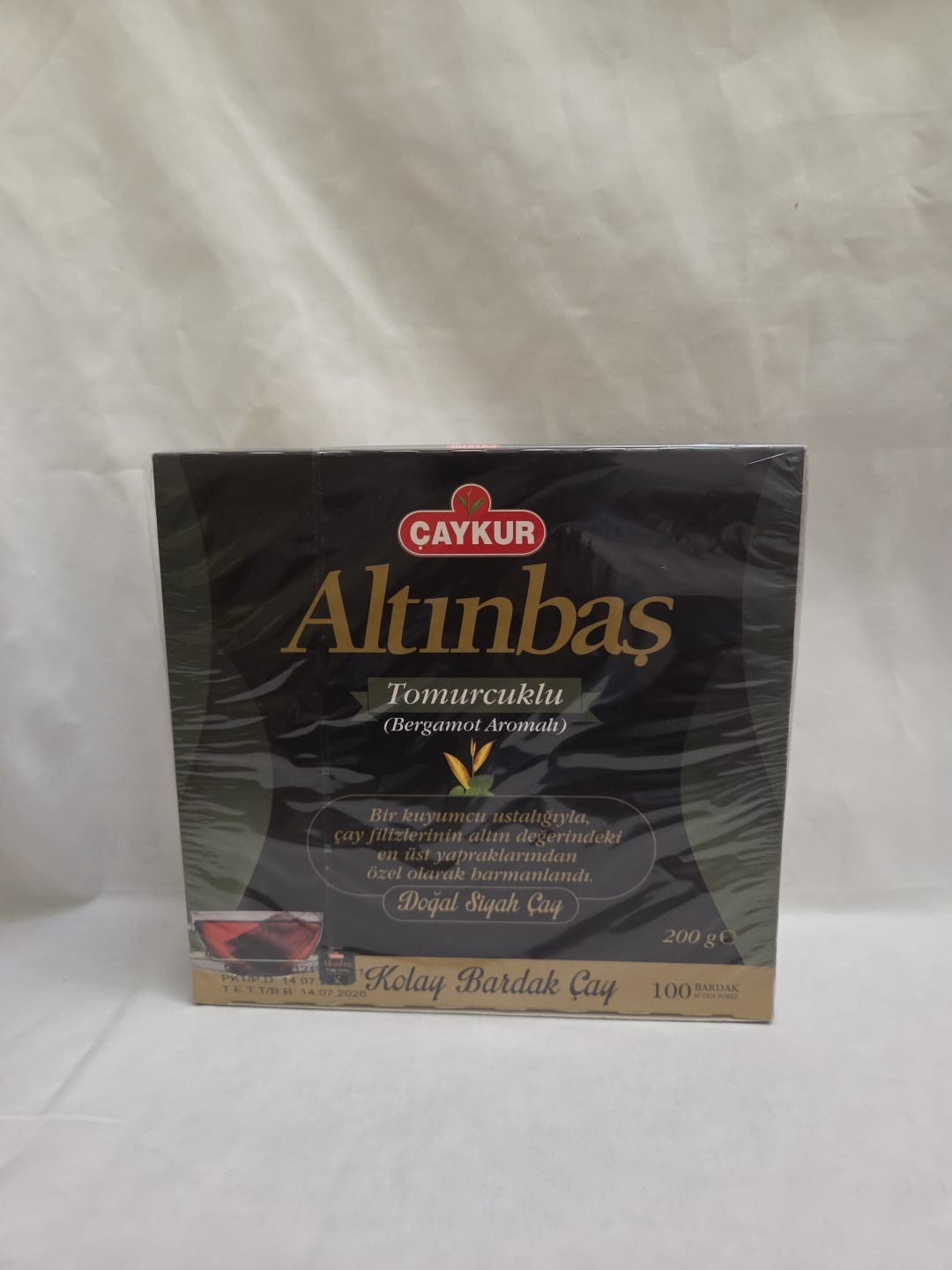 CAYKUR Altinbas Tomurcuklu , Kolay Bardak Cay 100 Teabags 200g/7.oz Exp:07/2026