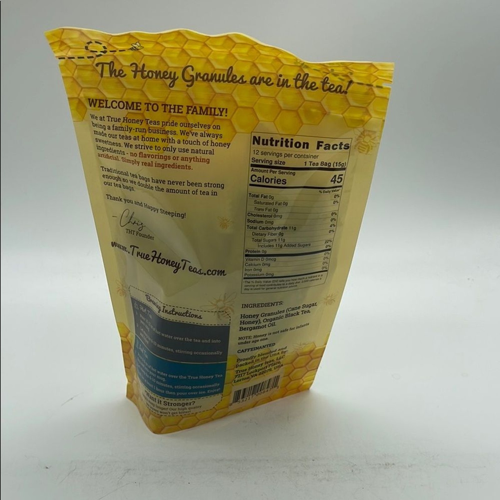 True Honey Teas Earl Grey
