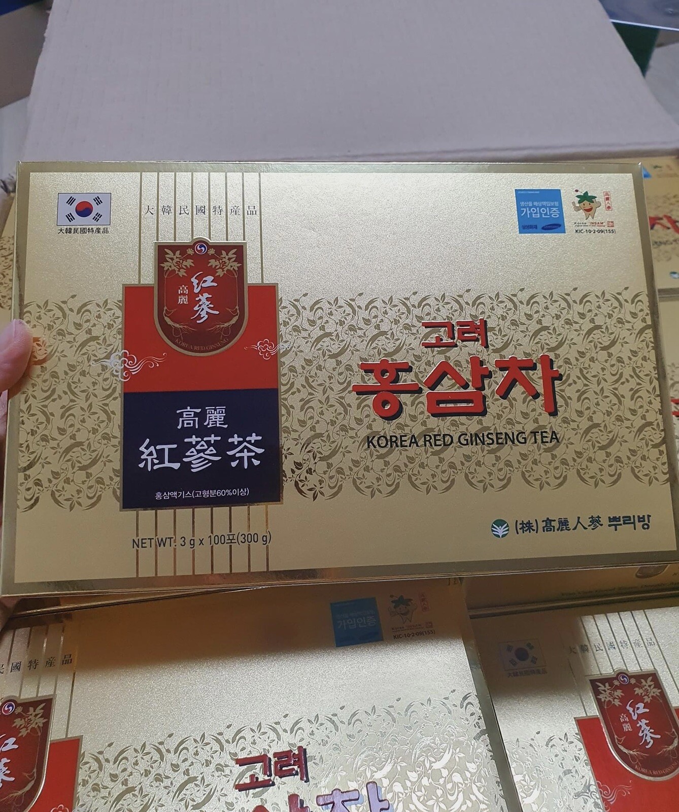 Anti Stress Fatigue Korean Red Ginseng Extract Ginseng Root Tea 3g x 100bags