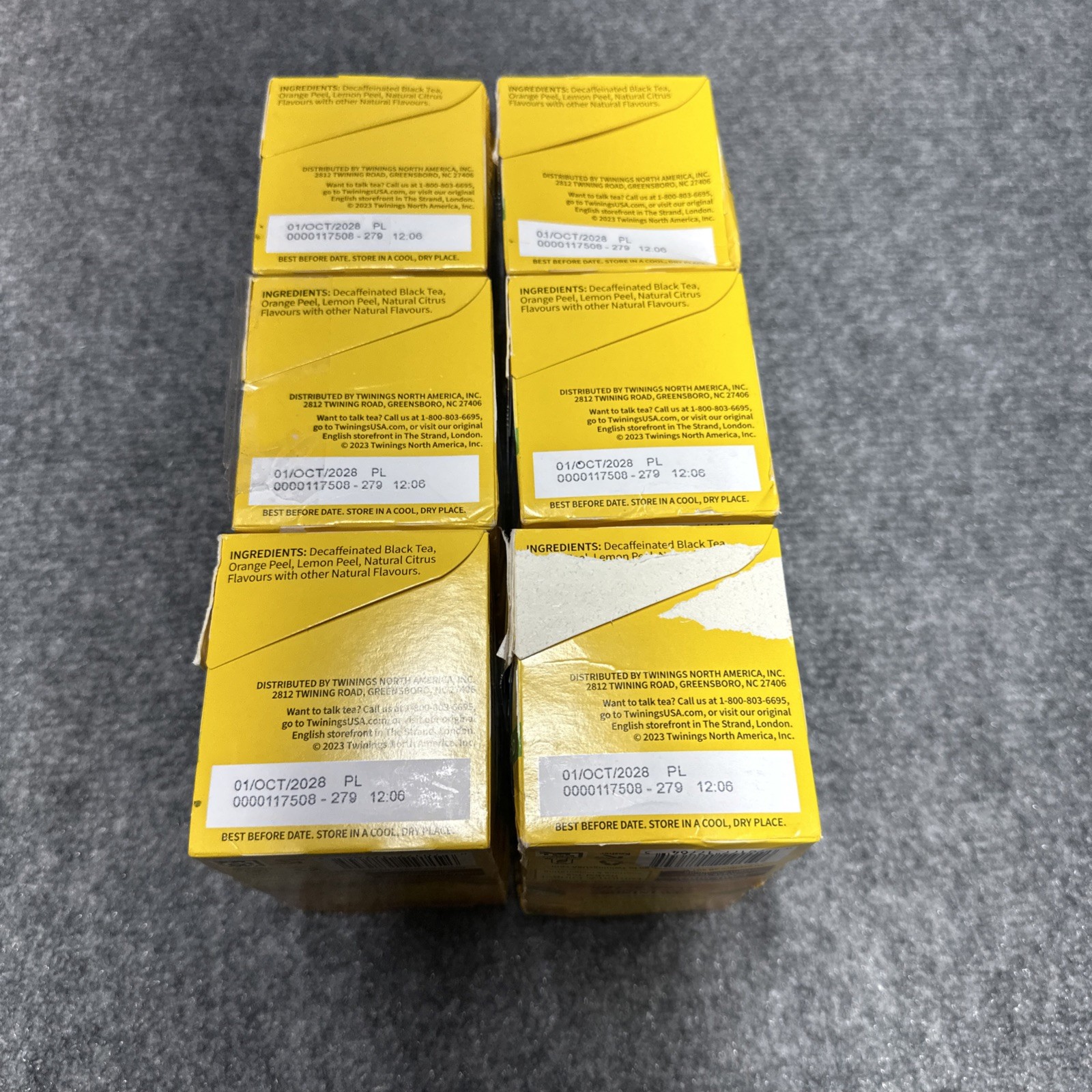 Black Tea Decaffeinated Lady Grey 20 Bags (Case of 6)