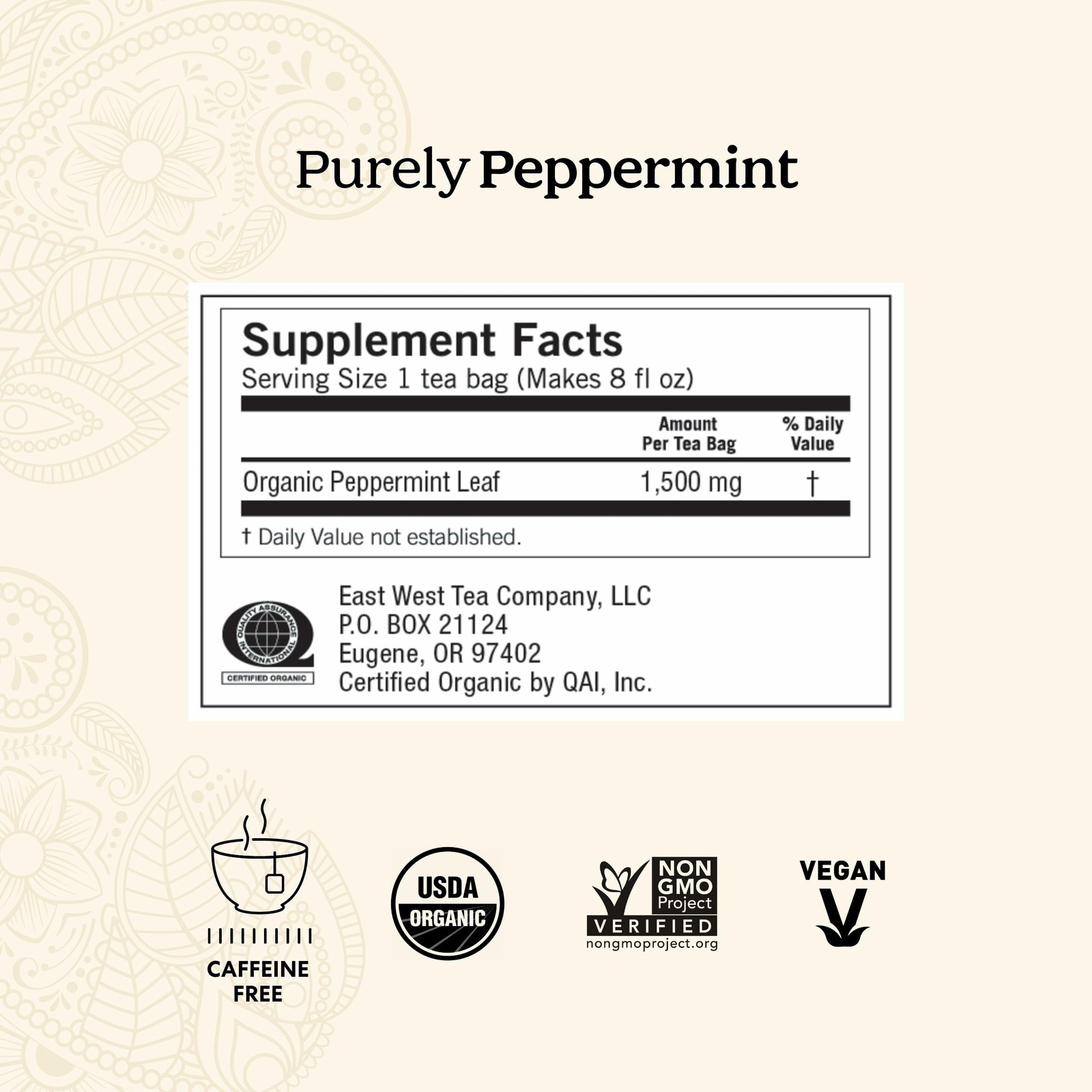 Yogi Tea – Purely Peppermint (6 Pack) – 16 Count (Pack of 6), Yellow