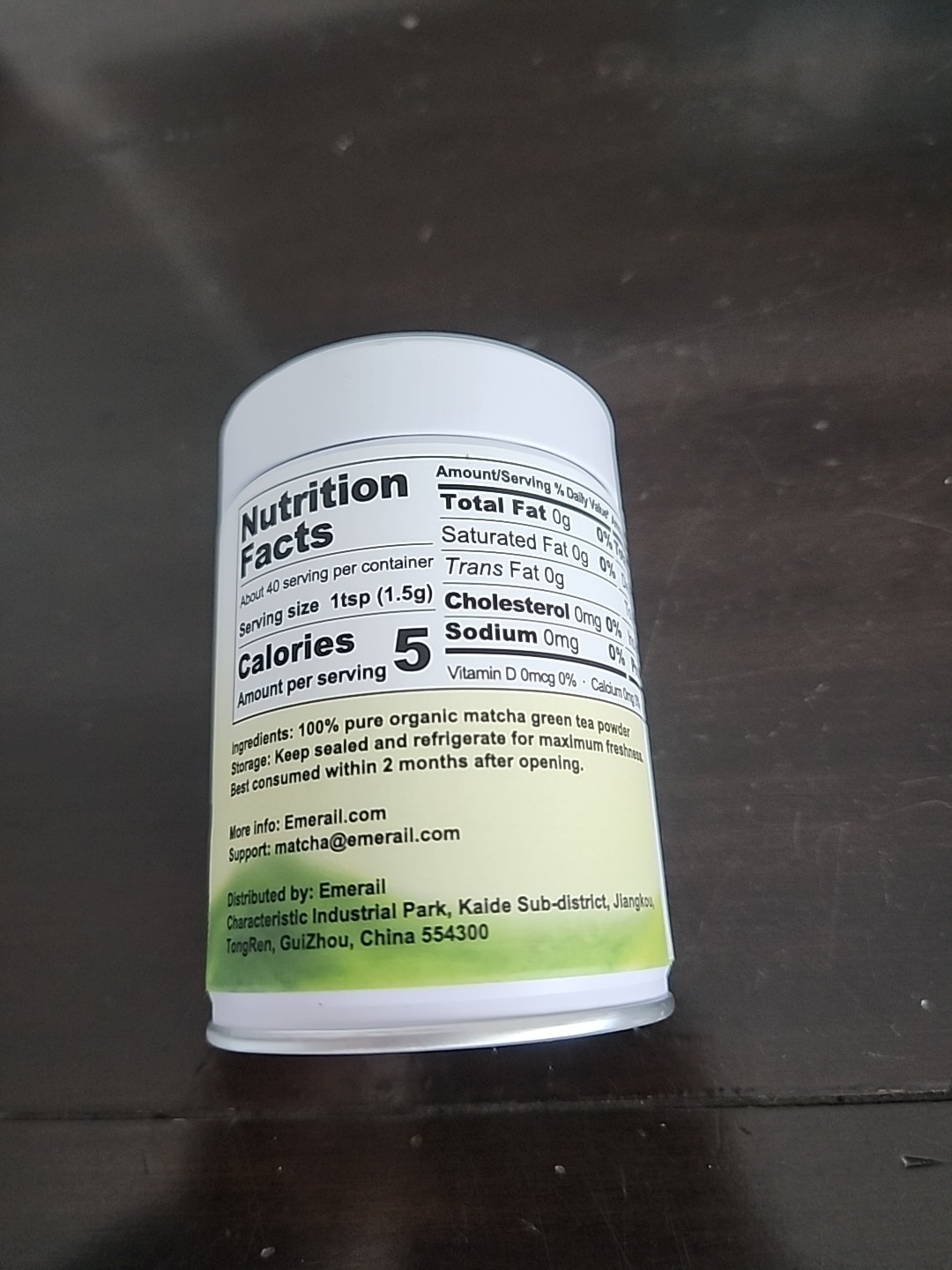 Emerail Organic Ceremonial Grade Matcha, Premium First Harvest Matcha 60g