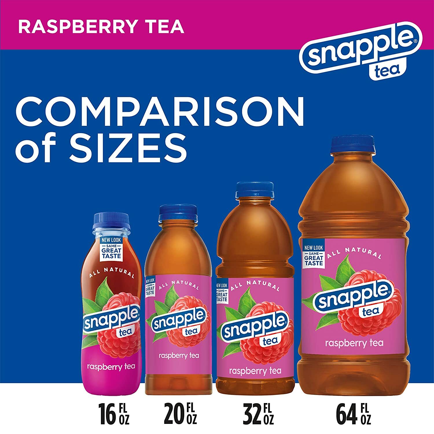 Snapple Raspberry Tea 16 oz Bottles (Pack Of 6)