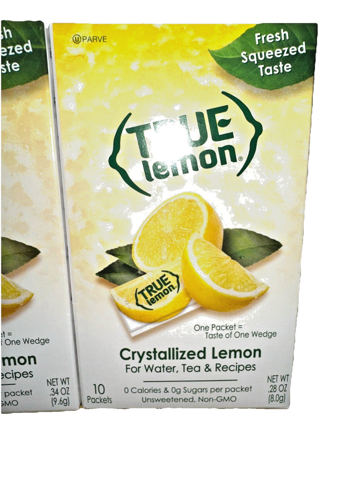TRUE LEMON Fresh Sqeezed Tste SugarFree Powder Drink Stks 15 Boxes 10 Sticks=150