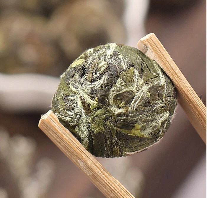 Mini pearl bai mu dan white cake,Chinese white tea balls,Pai Mu Tan tee 250g