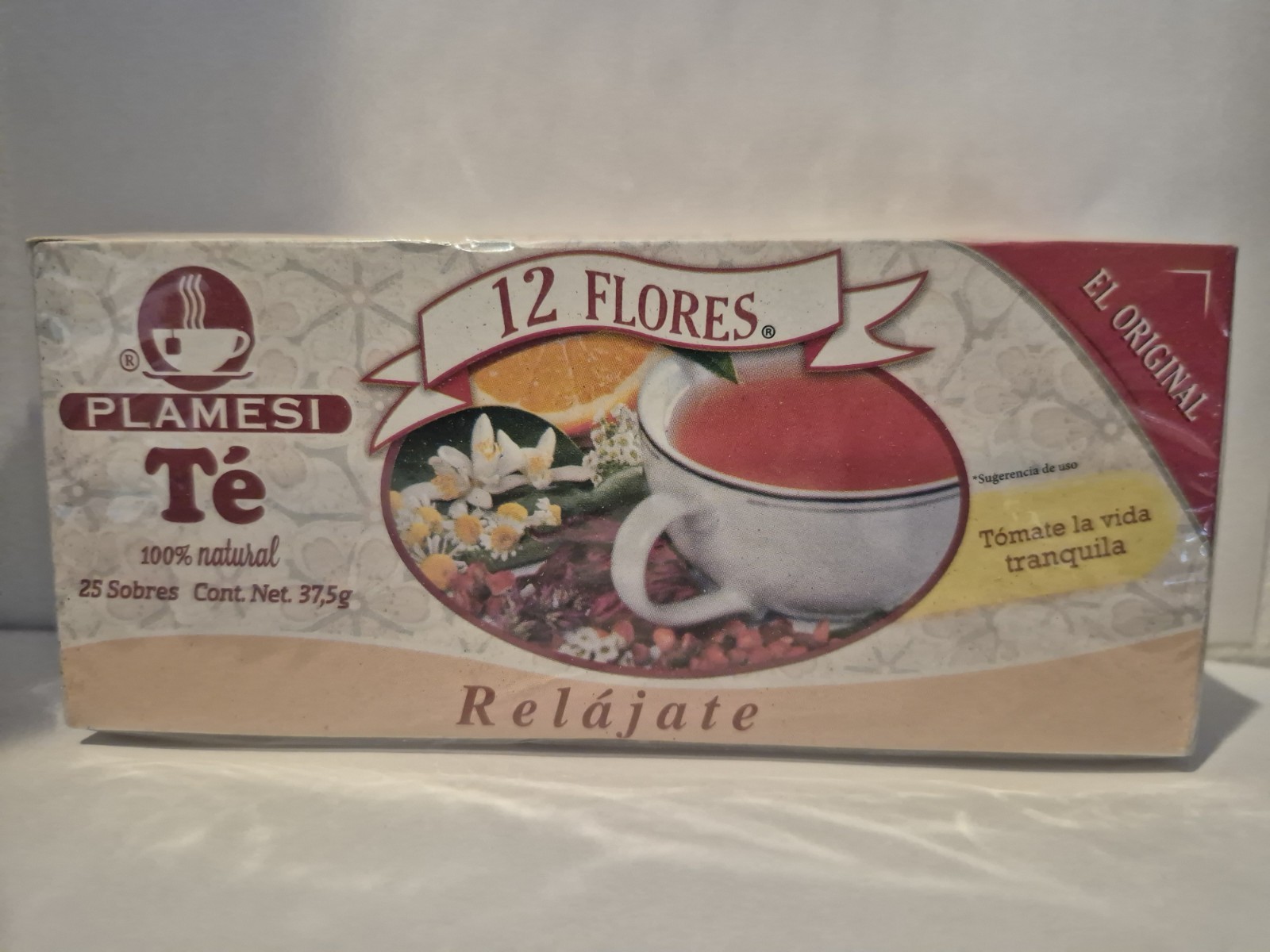 TWELVE BLOSSOMS TEA TE DE 12 FLORES 25 Bags”Nervios,Stress, Insominio, Ansiedad”