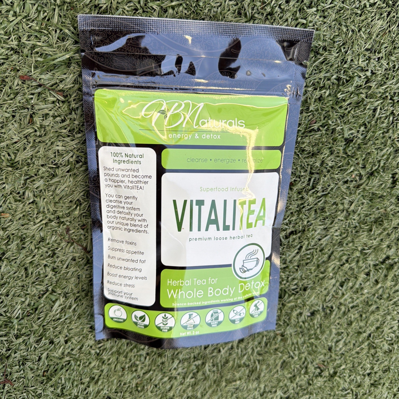 VitaliTea Whole Body Organic Detox Tea | Supports the Liver, Kidneys, & Colon NW